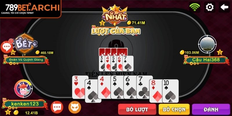 Tiến Lên Miền Nam 789bet - Game Bài Dân Gian Thế Hệ Mới 2 Thứ tự của các quân bài